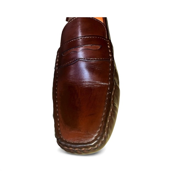 Elegant Dark Brown Men's Loafers - Picture 5 of 10